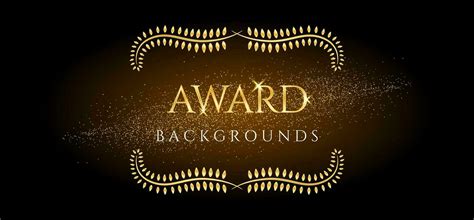 Award ceremony luxurious vector background with golden with laurel ...