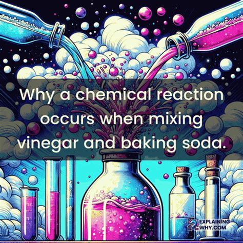 chemical reaction mixing vinegar  baking soda gif gifdbcom
