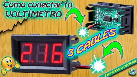 Como Conectar El Volt Metro De Cables Para Tu Fuente De