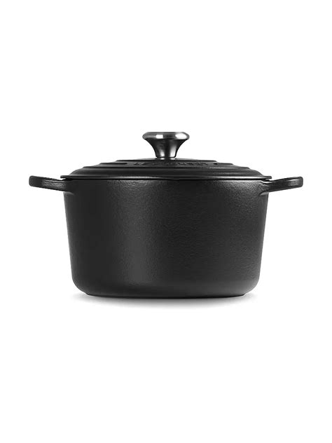 Le Creuset Br Ter Rund Hoch Signature Cm Schwarz Schwarz