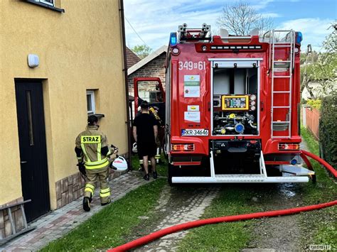 Pożar warsztatu w Krościenku Wyżnym