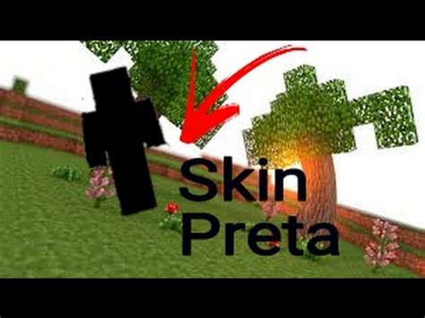 Como Deixar Sua Skin Preta No Minecraft Tutorial Youtube