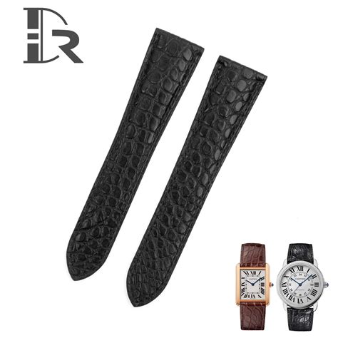 Cartier Tank Leather Strap Handmade Watch Bands Drwatchstrap