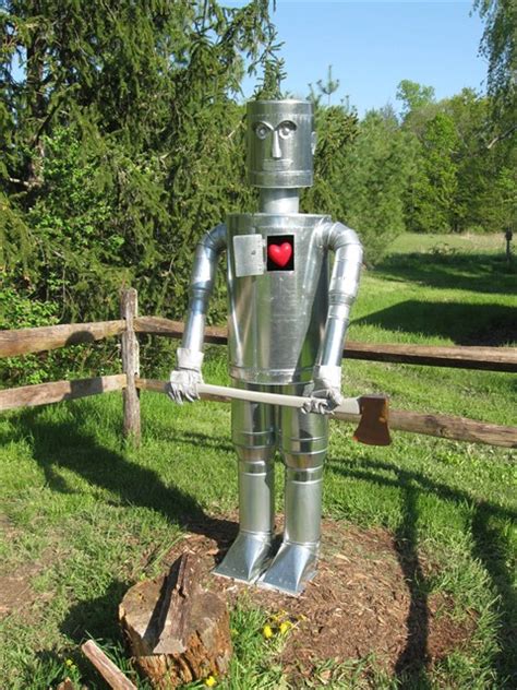 Make A Tin Can Man In Your Garden