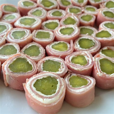 Ham And Pickle Roll Ups The Sisters Kitchen