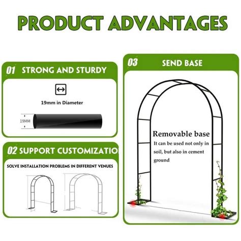 Arche Rosiers Arceau De Jardin En M Tal Pergola Plantes Grimpantes