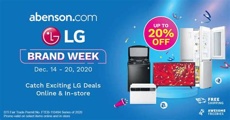 Weeklong sale on LG appliances only at Abenson | The Manila Times