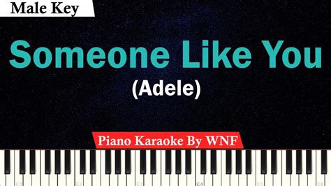 Adele - Someone Like You Karaoke Piano MALE KEY Chords - Chordify