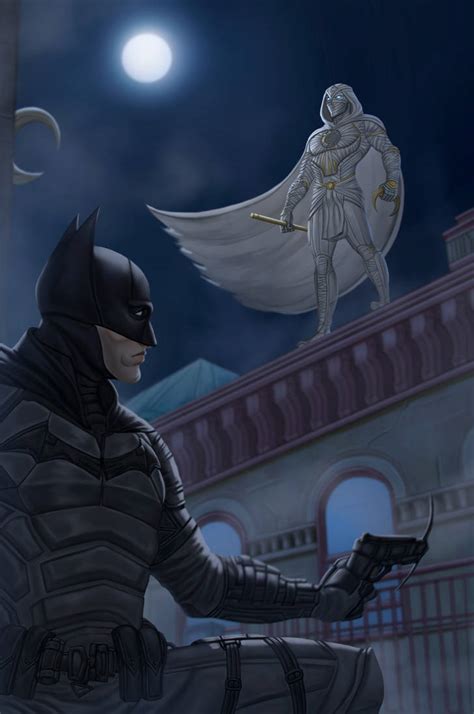 The Batman x MoonKnight Art by GuigaAfonsoArt on DeviantArt