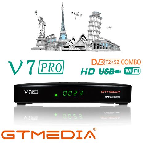 GTMedia Receptor De Sat Lite V7 Pro Decodificador Full HD 1080P USB