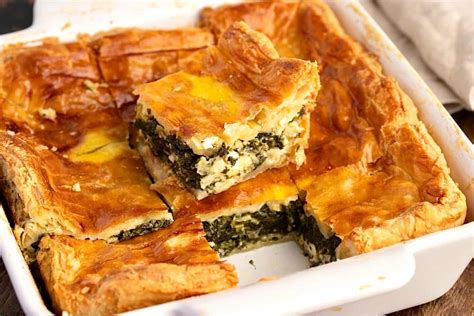 Easy Greek Spanakopita with puff Pastry - My Greek Dish