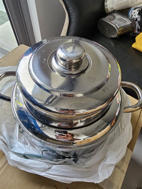 Stainless Steel Double Boiler Furniture And Home Living Kitchenware