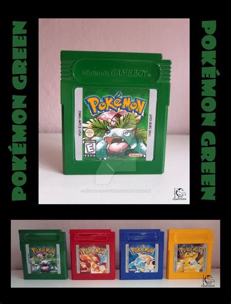 Commissions Open Pokemon Green Cartridge By Ishtar Creations On Deviantart