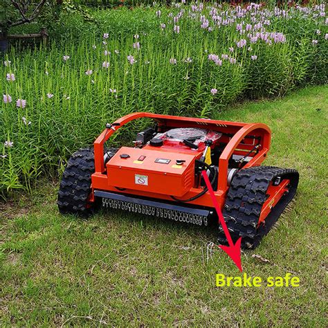 Gainjoys Engine Remote Control Gasoline Professional Robot Lawn Mower