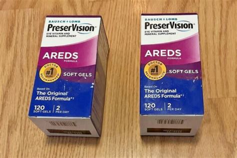 240 Bausch Lomb PreserVision AREDS Original Formula 240 Softgels New