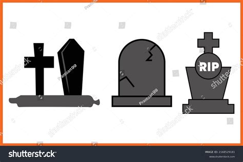 Rip Halloween Art Vintage Creepy Halloween Stock Vector (Royalty Free) 2168529181 | Shutterstock