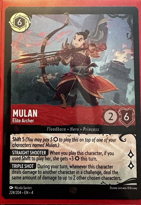 Mulan Elite Archer Triple Shot Rlorcana