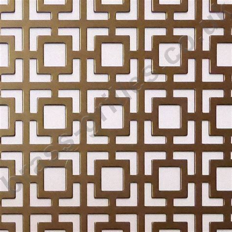 maze squares decorative grille bronze aluminium sheet mm  mm  mm