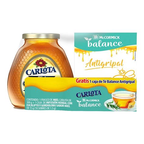 Paquete De Miel Carlota G T Mccormick Balance Antigripal