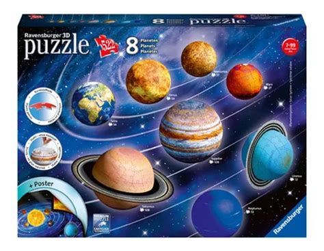 Puzzle 3d Sistema Solar Ravensburger MercadoLibre