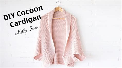 Diy Cocoon Cardigan Make A Blanket Sweater Youtube