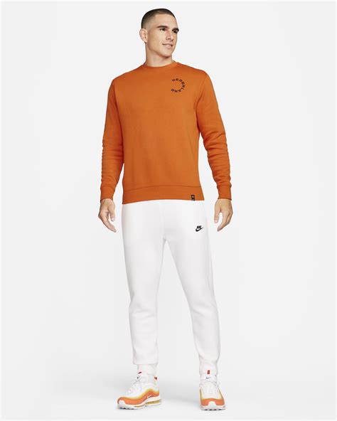 Netherlands Club Fleece Mens Crew Neck Sweatshirt Nike Cz