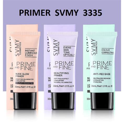 Prime And Fine Beautifying Nude Glow Anti Redness Primer Svmy