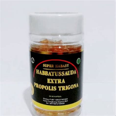 Jual Super Habasy Habbatussauda Extra Propolis Trigona Kapsul