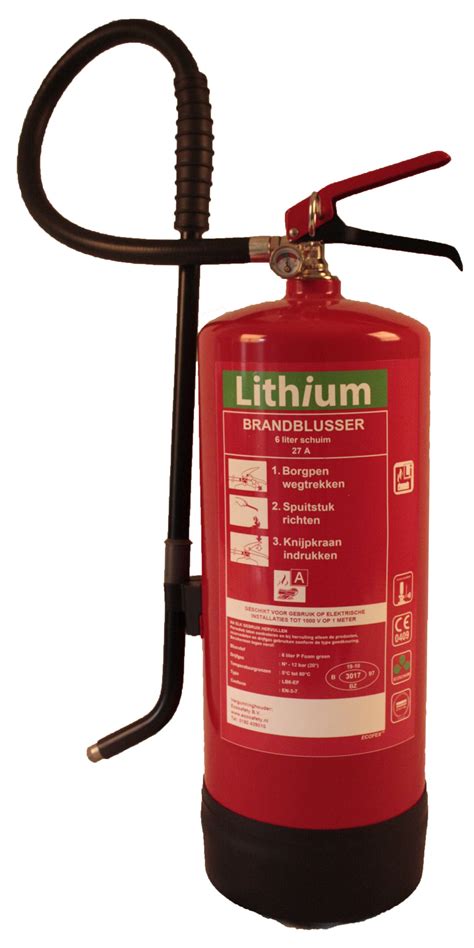 Schuimblusser LITHIUM 6 Liter AllesBHV Nl