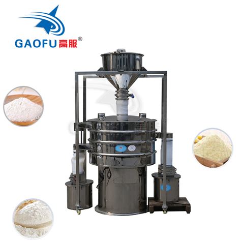 Exclusively Food Grade Starch Sifter Rotary Vibration Sieve For Flour