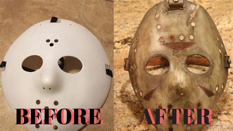 1 Walmart Jason Mask Makeover Jason Voorhees Mask Diy Tutorial Friday