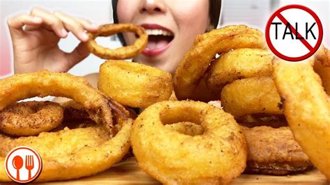 Asmr Super Crunchy Onions Rings Eating Sounds Lanieats Asmr Youtube