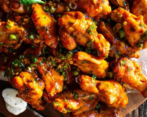 Roasted Honey Buffalo Chicken Wings The Original Dish