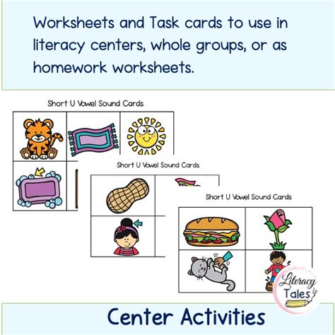 Short U Vowel Packet and Lesson Plans Unit | Made By Teachers