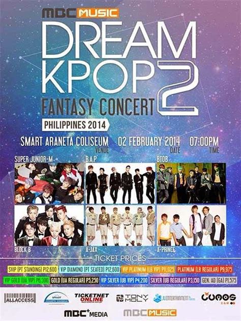 Dream Kpop Fantasy Concert Philippines K Pop Concerts