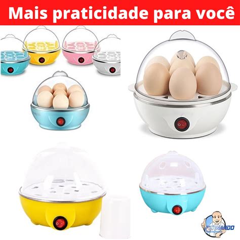 Maquina De Cozinhar Ovo Panela Elétrica Egg Cooker Portátil Cozinha 7