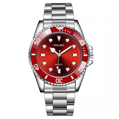 Montre De Luxe Cadran Rouge Homme