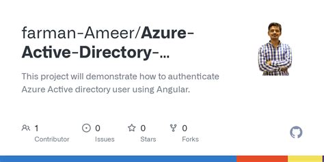 Github Farman Ameer Azure Active Directory Aurhentication Angular