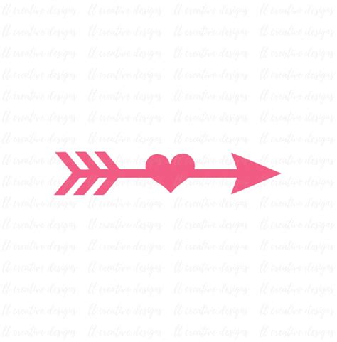 Arrow Svg Arrow Heart Svg Arrow Cutting File Arrow Clipart