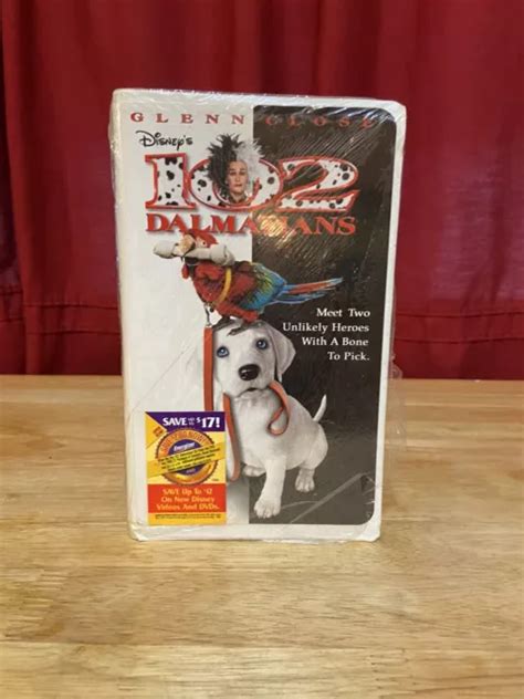 DISNEY S 102 DALMATIANS VHS 2001 Clam Shell New Factory Sealed