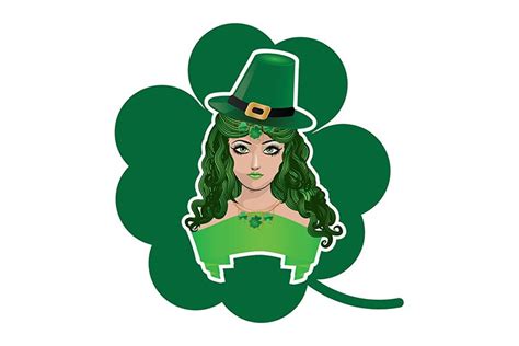 Girl Leprechaun Template