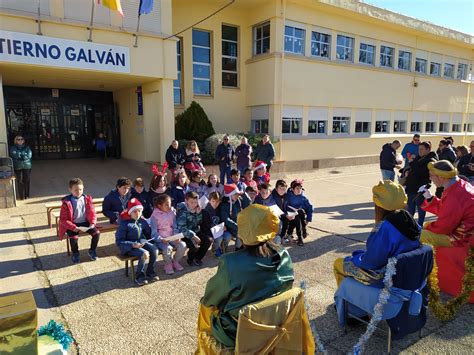 Visita de los pajes reales CEIP Tierno Galván Manzanares Ciudad Real