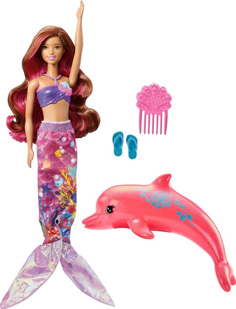 Customer Reviews: Barbie Dolphin Magic Transforming Mermaid Doll FBD64 ...