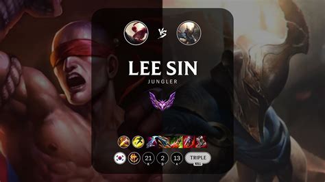 Lee Sin Jungle Vs Pantheon Kr Master Patch Youtube