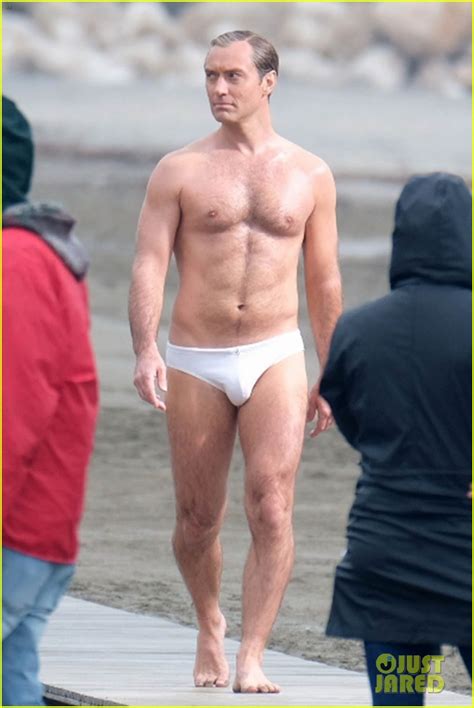 Jude Law Leaves Nothing To The Imagination In These Shirtless Speedo