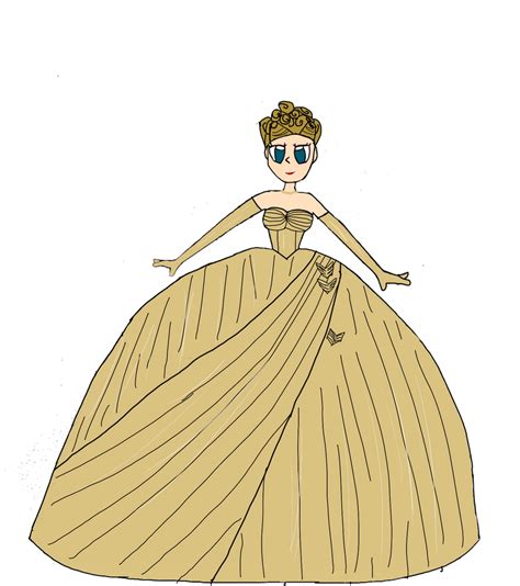 Frances Stevens In Her Gold Ball Gown By Puffybridalprincess On Deviantart