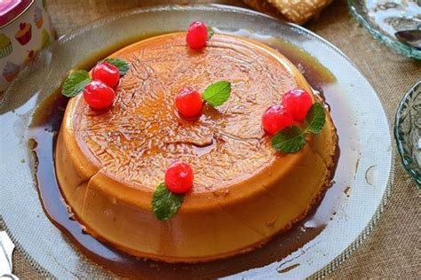 Flan De Queso Sin Horno