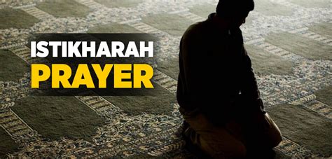 Istikharah Prayer | islam and ihsan