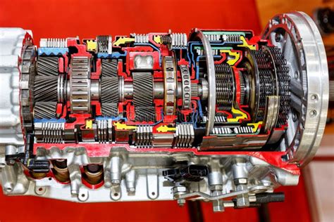 Automatic Car Transmission Cutaway Presented On A Exhibition Stand