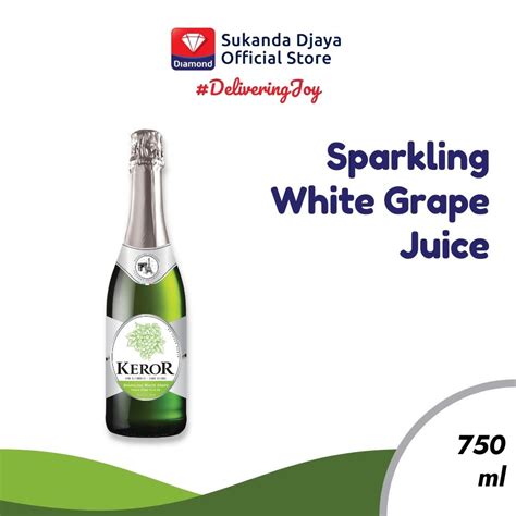 jual keror sparkling white grape juice  ml shopee indonesia